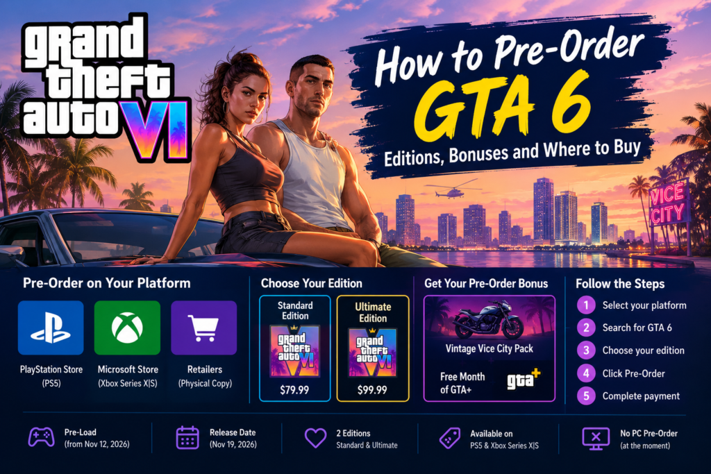 How to Pre-Order GTA 6