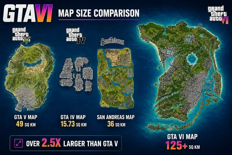 GTA 6 Map and World
