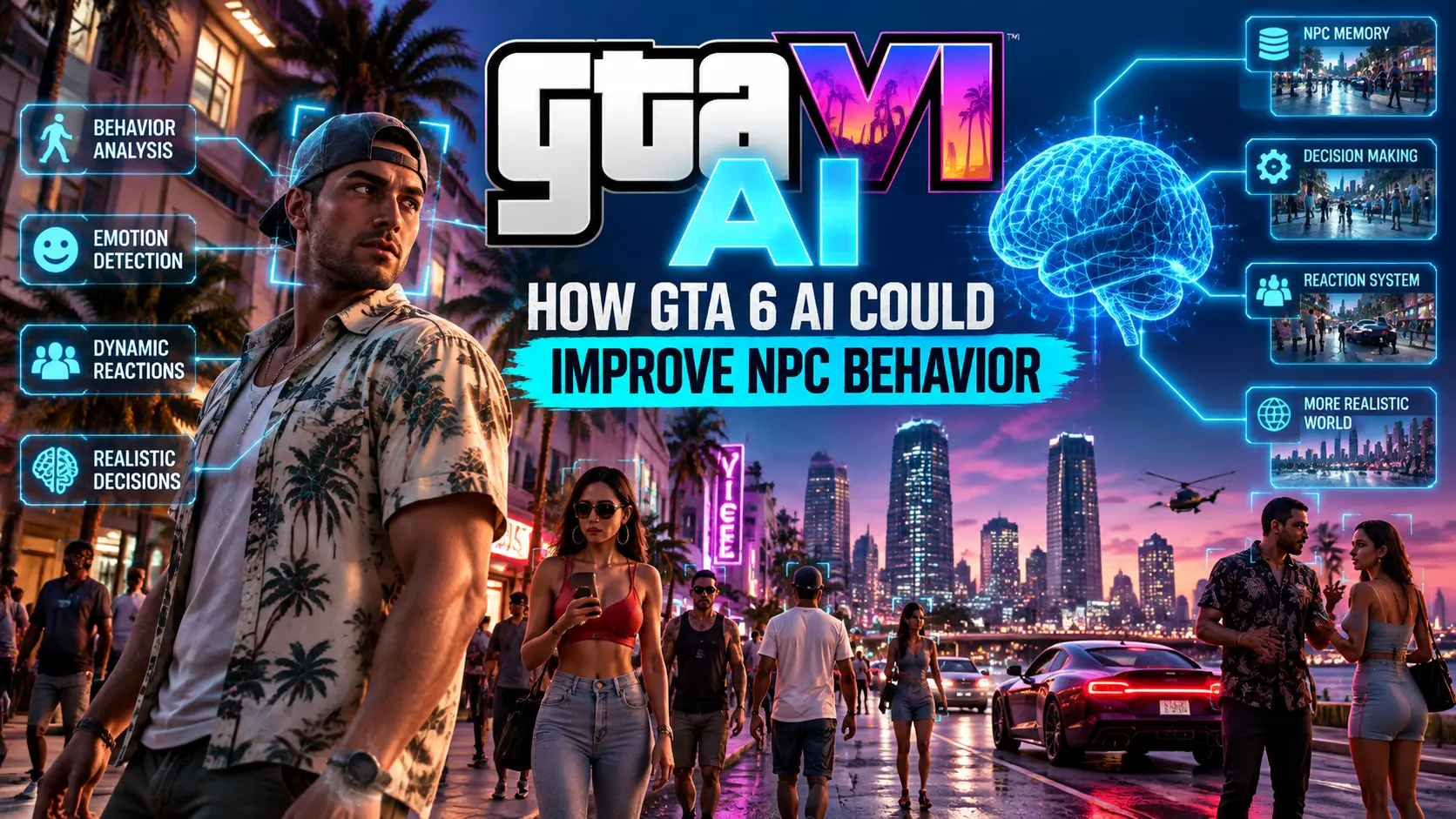 How GTA 6 AI Could Improve NPC behavior
