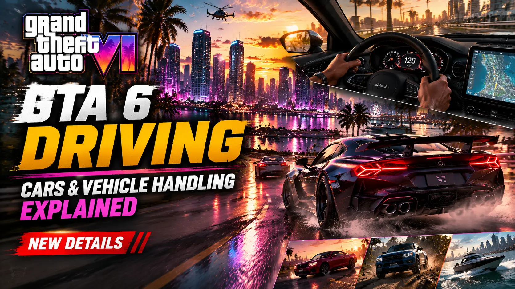 GTA 6 Driving: Everything We Know About Cars and Vehicle Handling